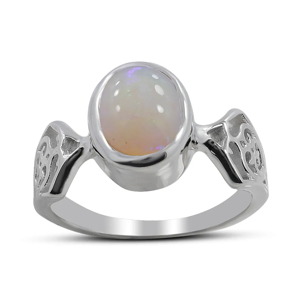 Ruby Silver Ring
