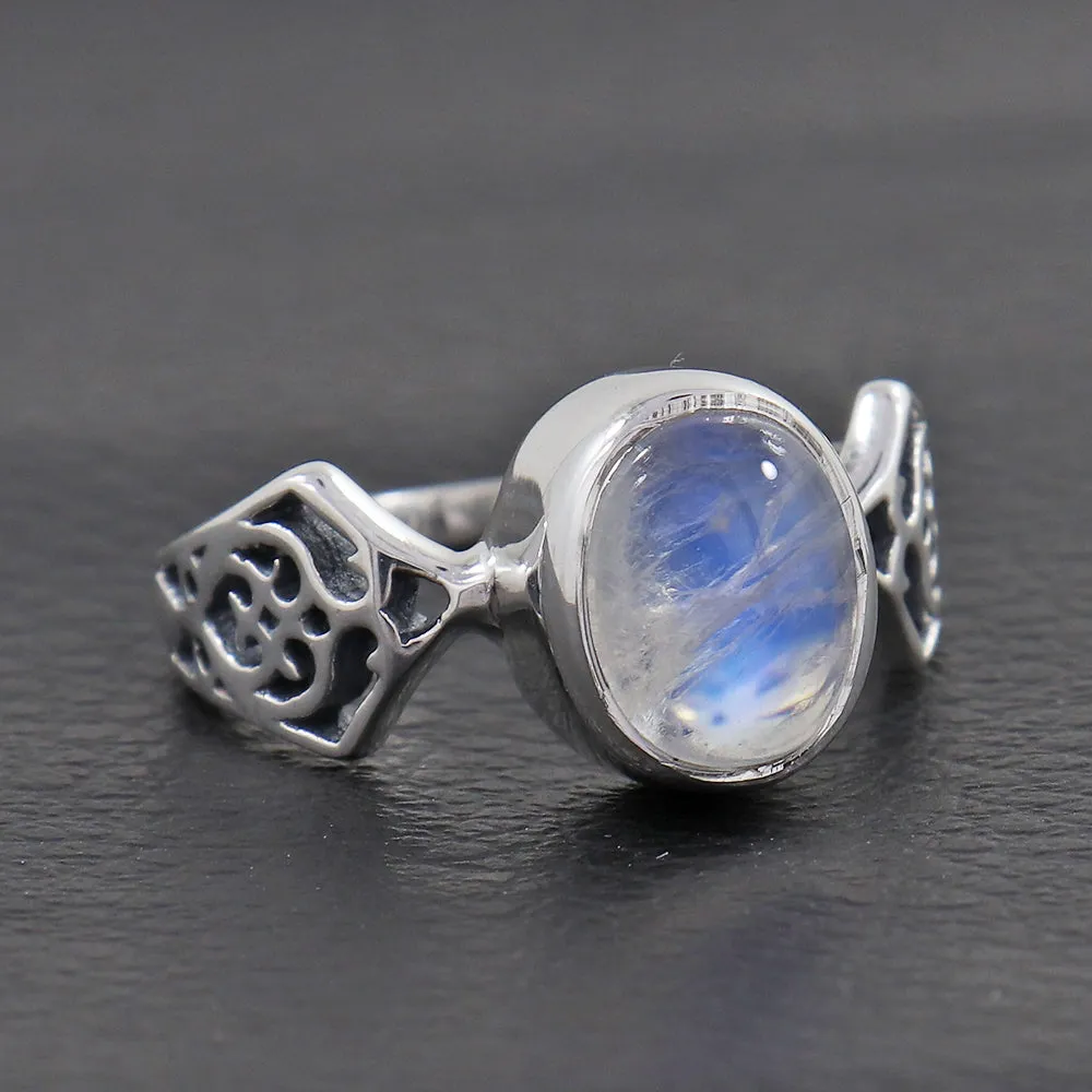 Ruby Silver Ring