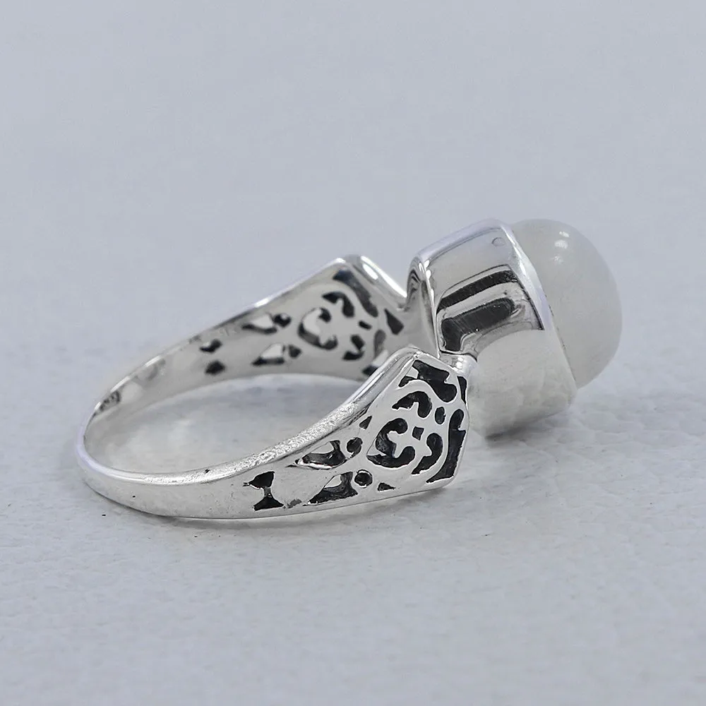 Ruby Silver Ring