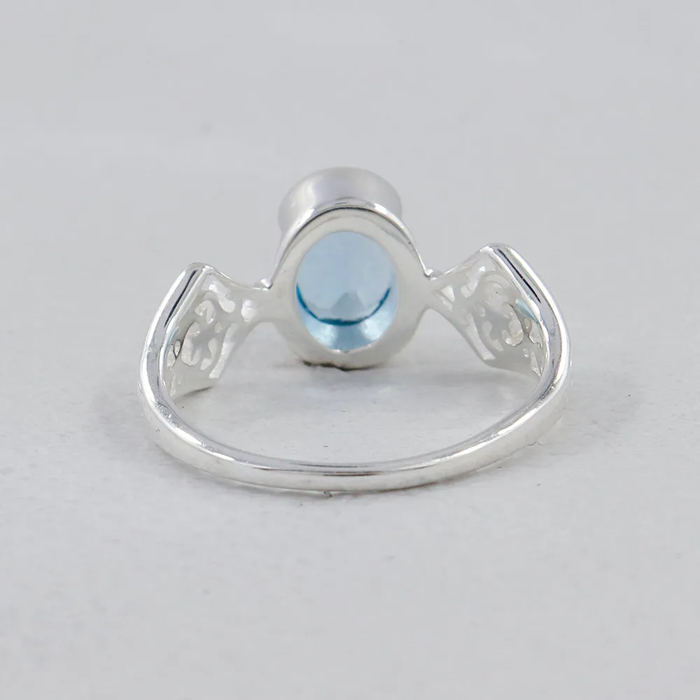 Ruby Silver Ring