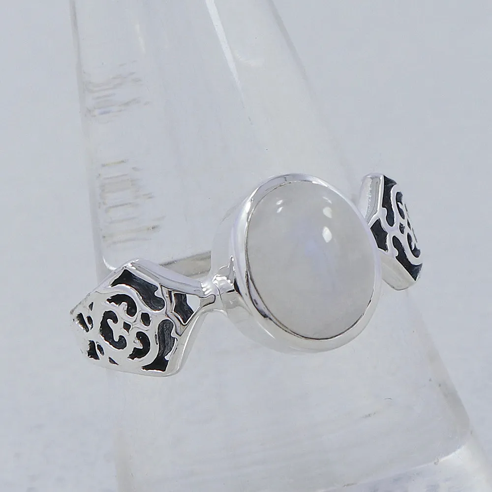 Ruby Silver Ring