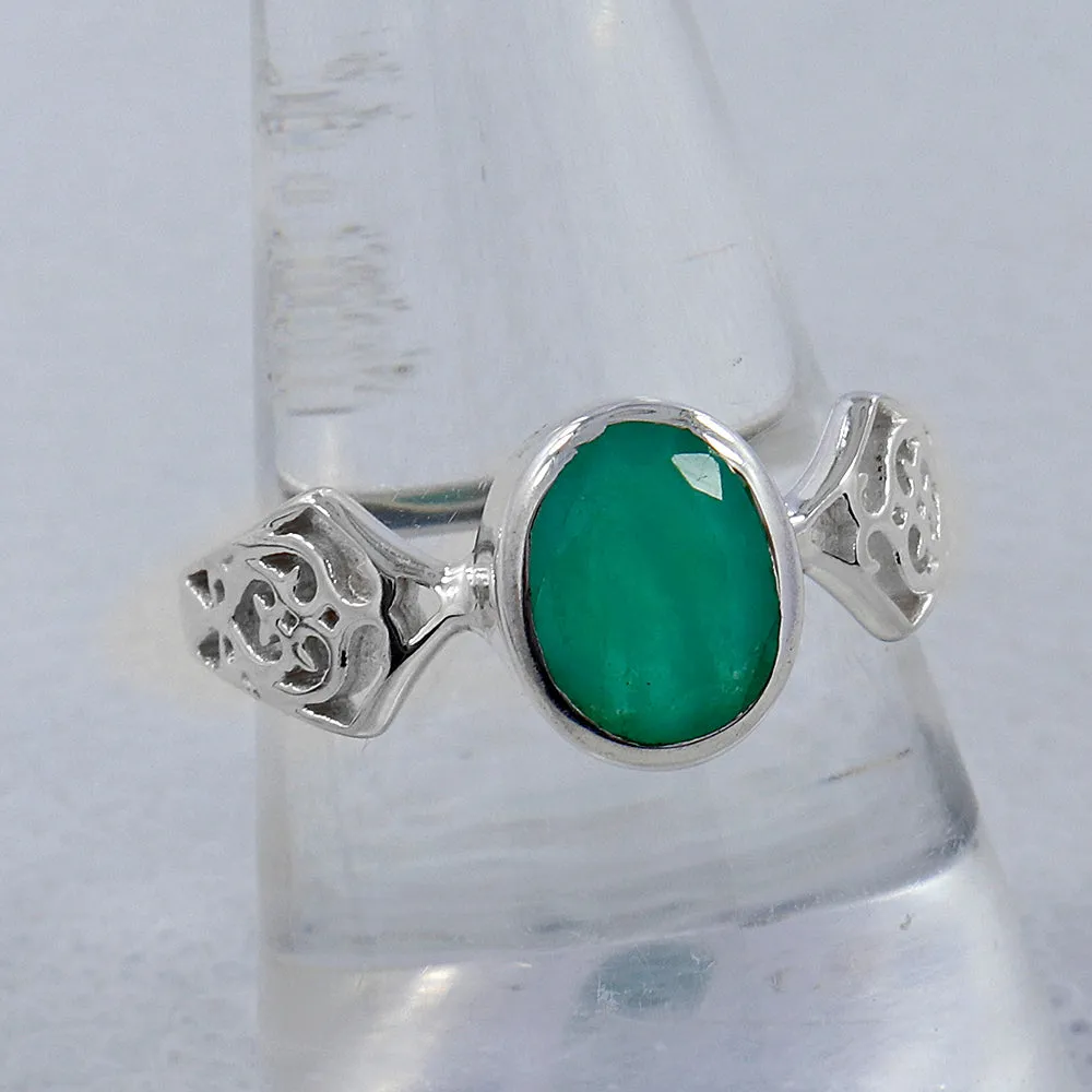 Ruby Silver Ring