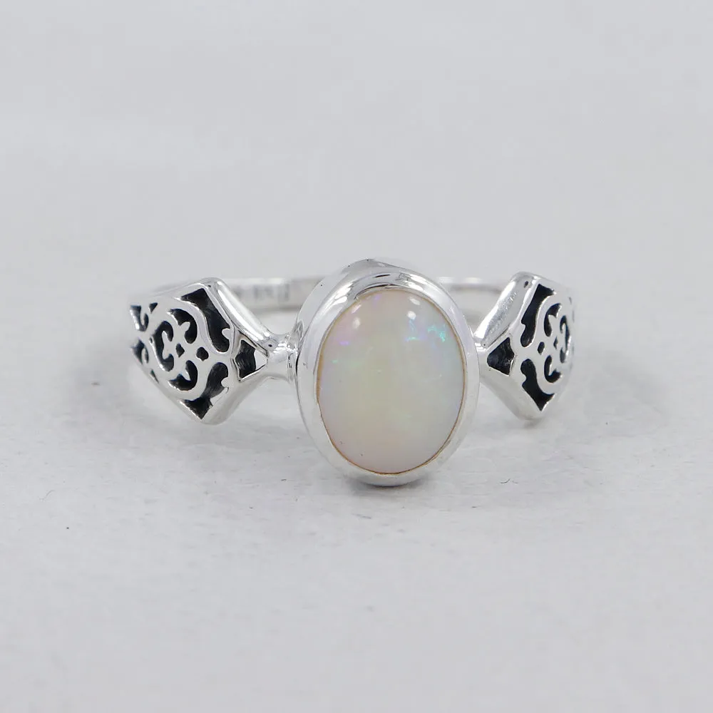 Ruby Silver Ring