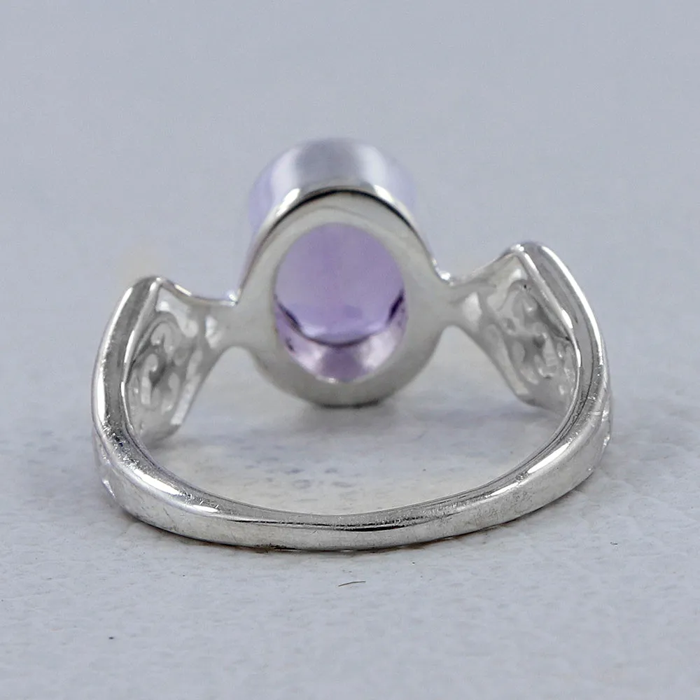 Ruby Silver Ring