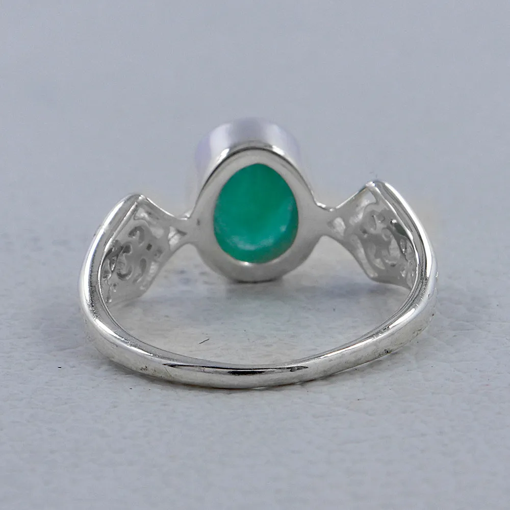 Ruby Silver Ring
