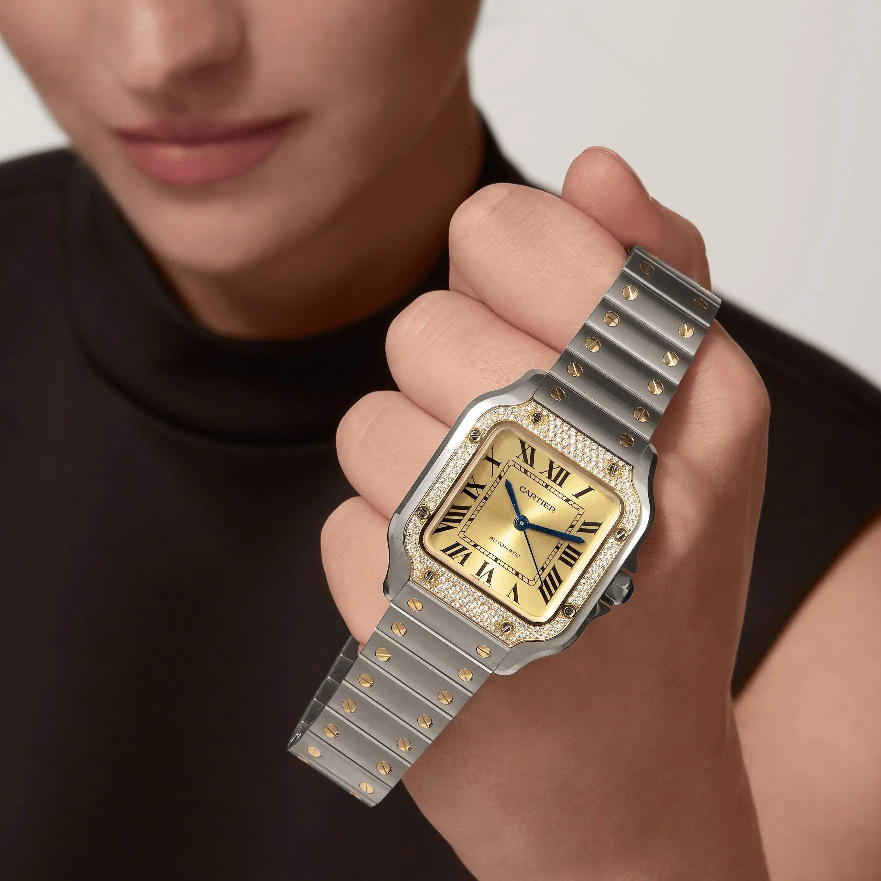 Santos de Cartier watch CRW3SA0007