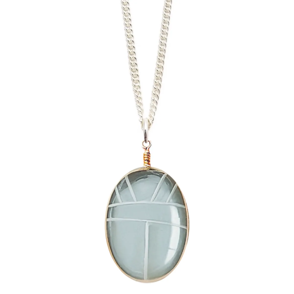 Scarab Quartz Necklace