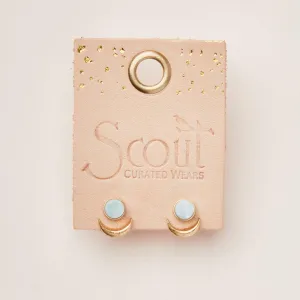 Scout Curated Wears Stone Moon Phase Ear Jacket - Amazonite