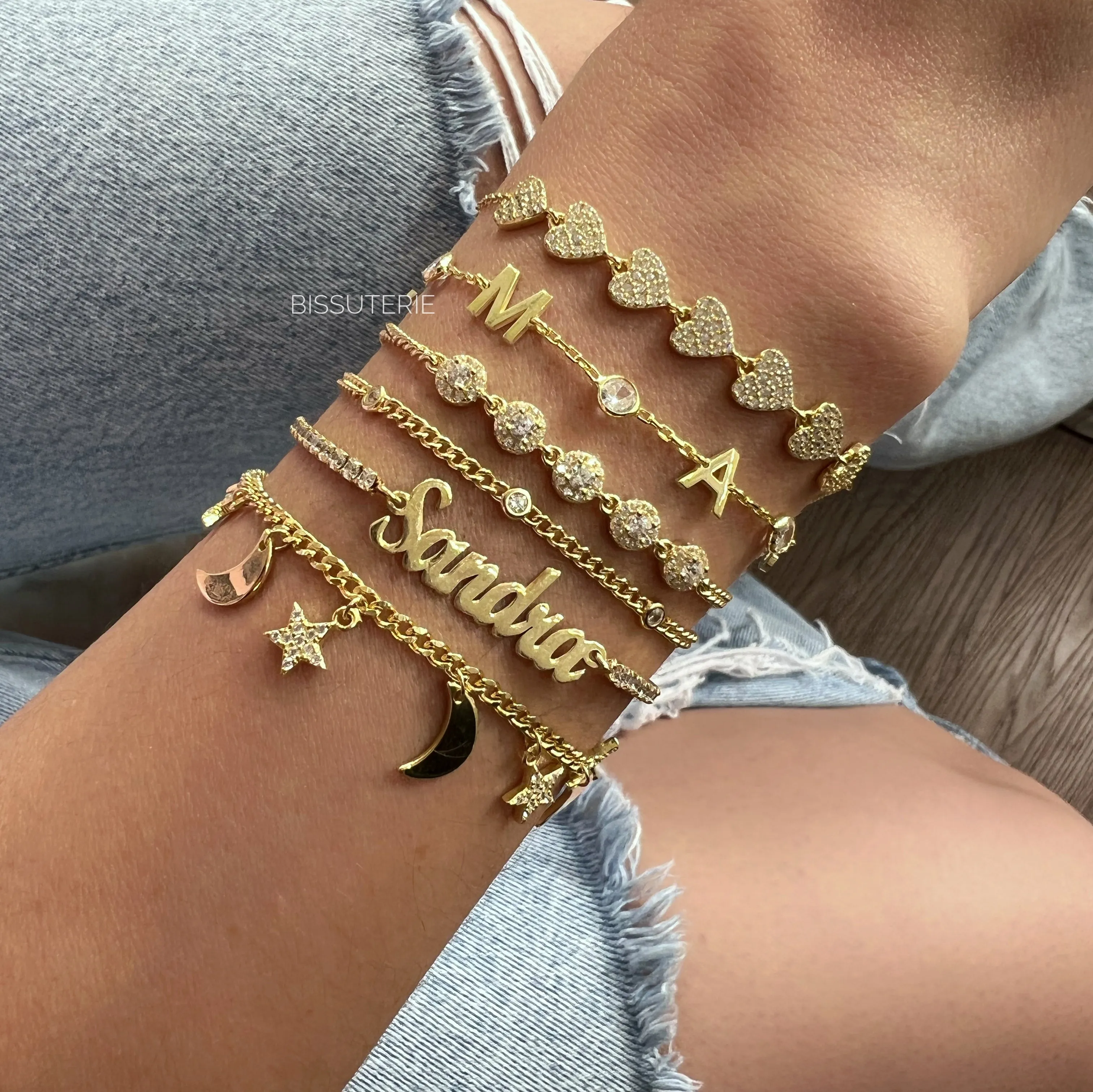 Script Name Tennis Bracelet