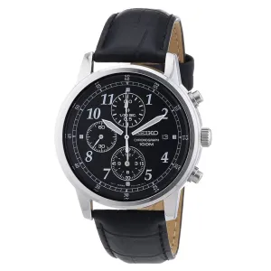 Seiko Dress Black Dial Men 30mm