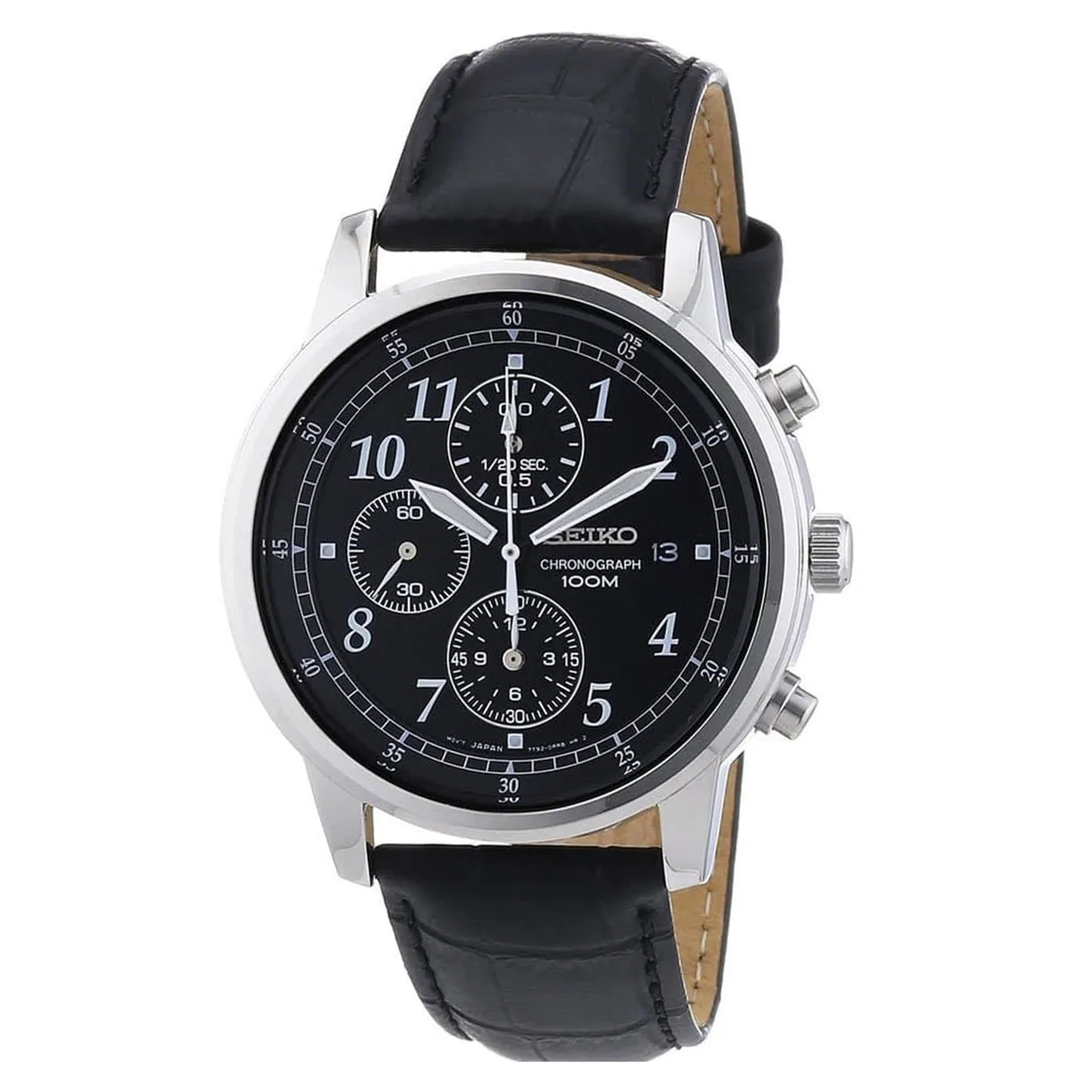 Seiko Dress Black Dial Men 30mm