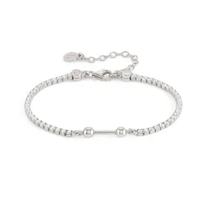 SEIMIA STERLING SILVER BRACELET, WITH CZ