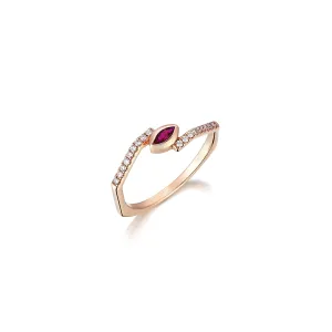 Series 8 Ruby Marquise Ring