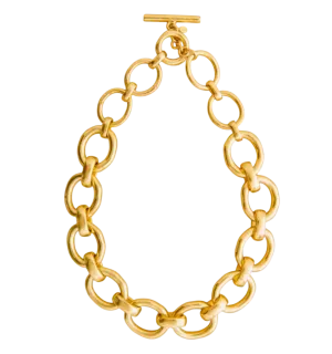 Sezane Agathe Gold Chunky link Necklace