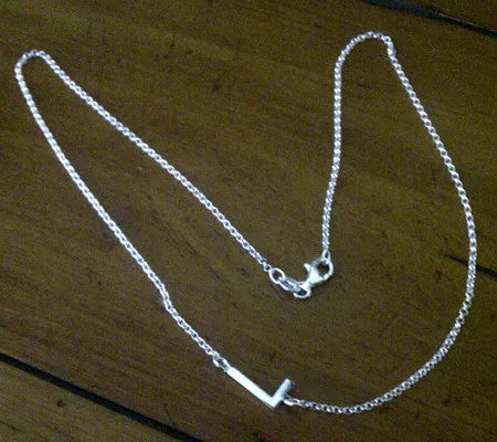 Sideways Initial Necklace-Audrina Patridge
