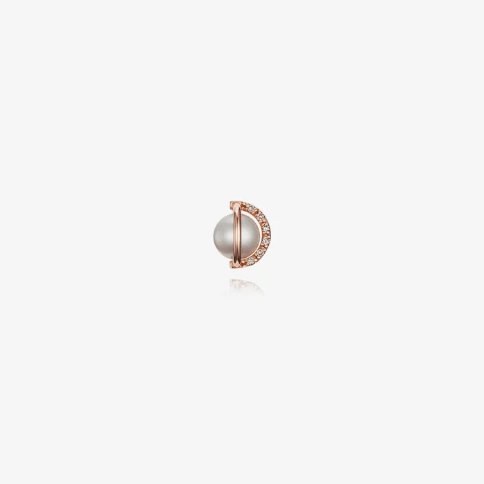 Signature. D Gold Pearl One-sided Earring JDRERTF524S