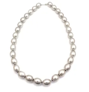 Silver Bead Necklace