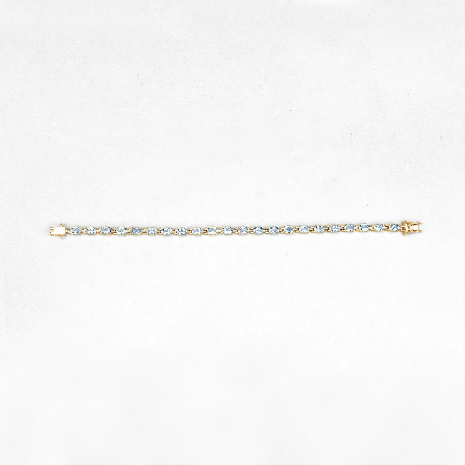 Silver Blue Topaz Bracelet