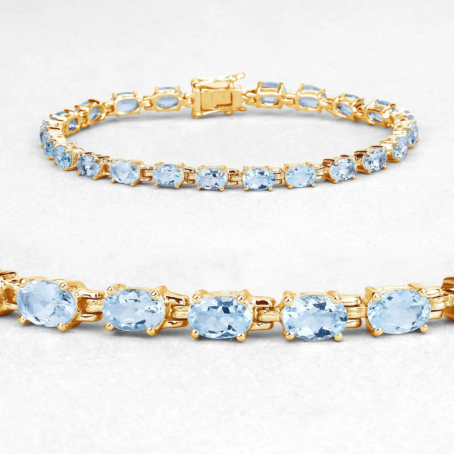 Silver Blue Topaz Bracelet