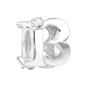 Silver "13" Charm Bead