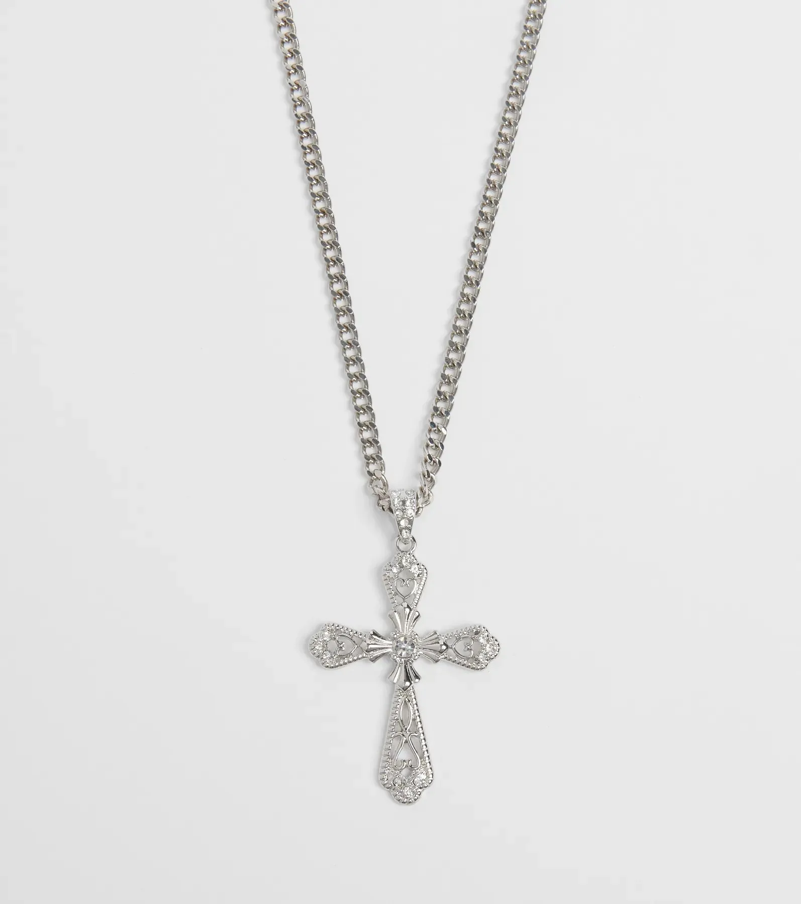 Simply Blessed Statement Cross Necklace