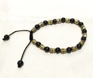 SKULL BRACELET BRONZE METAL