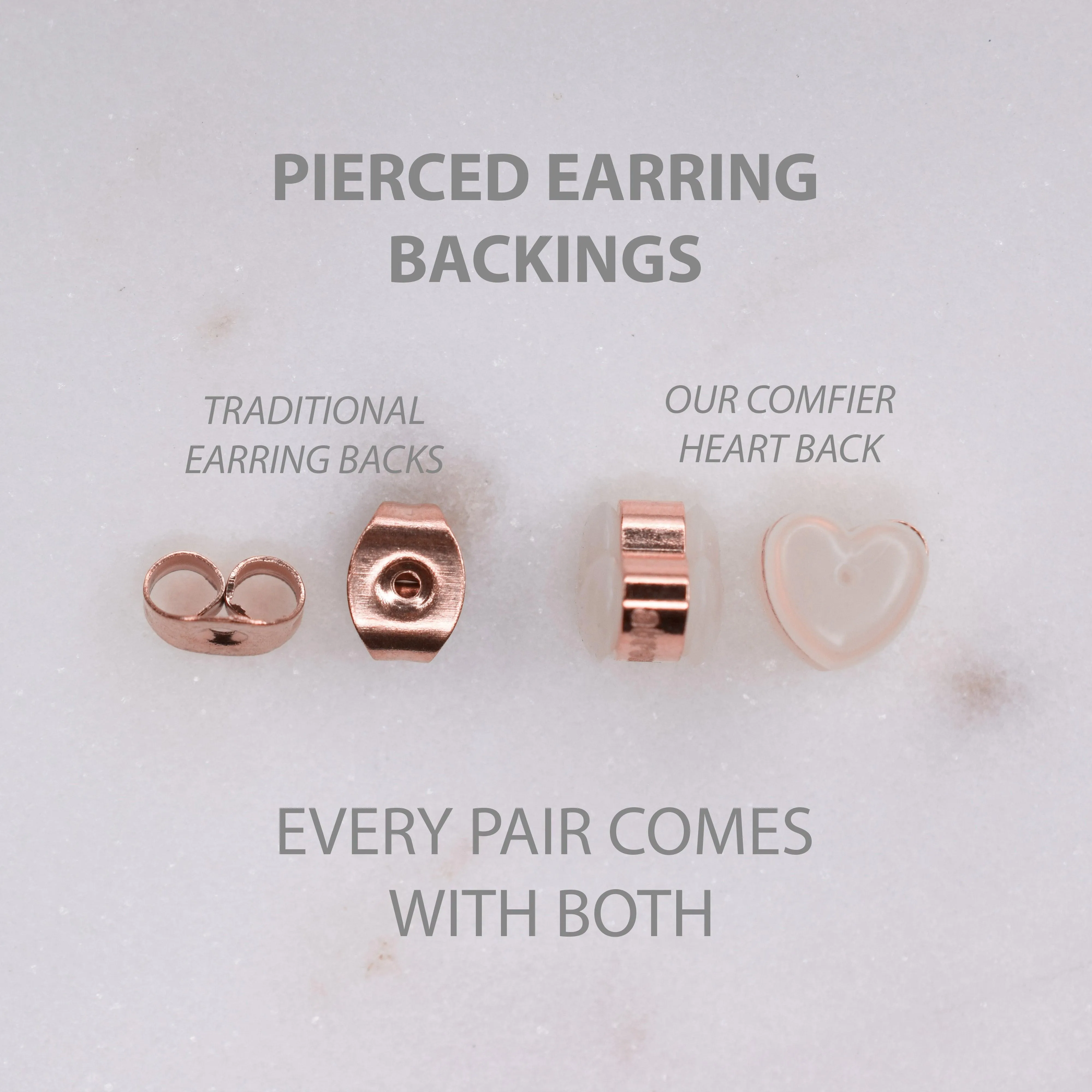 SMALL PEARL STUD EARRINGS IN ROSE GOLD