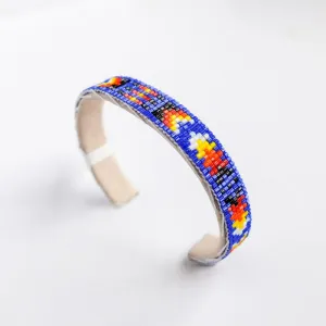 Small Royal Blue Navajo Beaded Bracelet