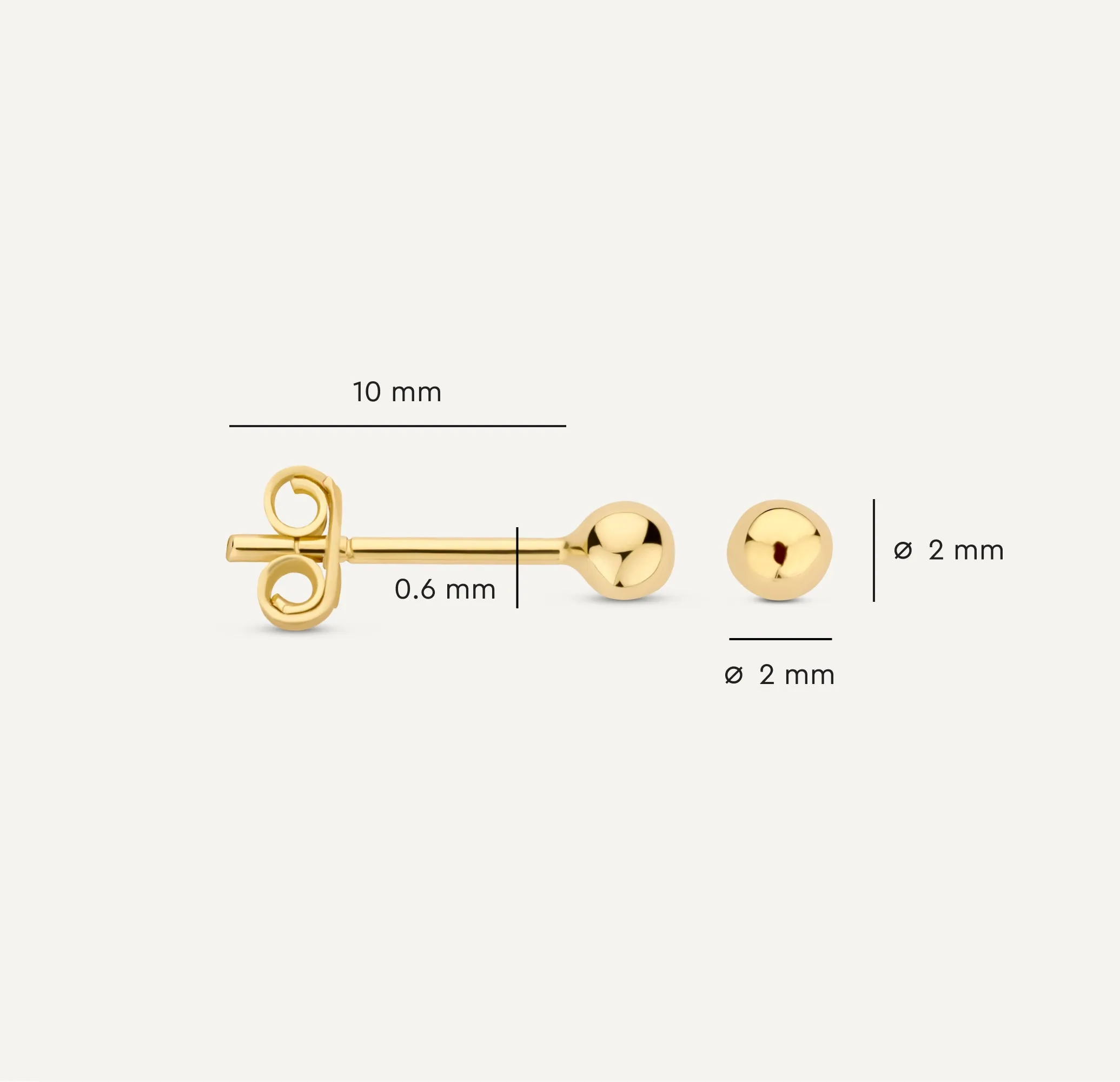 Small Sphere Studs