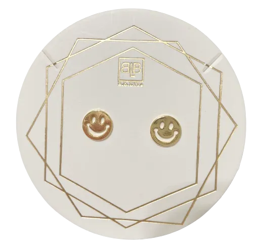 Smile Studs - Gold