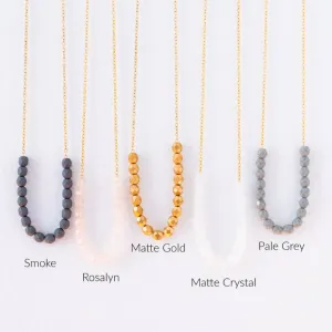 Smoke Bead Necklace