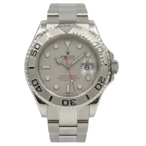 SOLD - Rolex Yachtmaster 16622 Circa 2008 Platinum Dial and Bezel 40mm