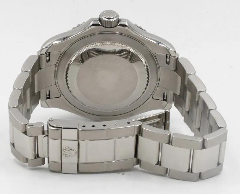SOLD - Rolex Yachtmaster 16622 Circa 2008 Platinum Dial and Bezel 40mm