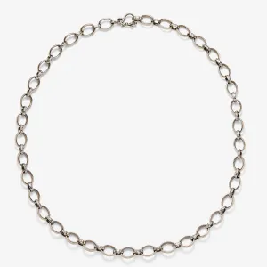 Sonoma Mixed Link Diamond Chain Necklace in 18K Alpine Gold