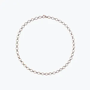 Sonoma Mixed Link Two Tone Necklace 22K Apricot Gold and 18K Alpine Gold