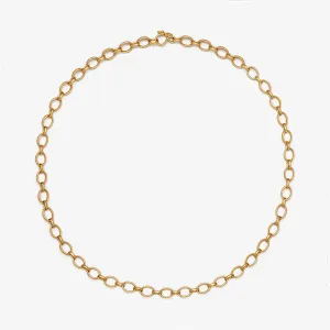 Sonoma Small Mixed Link Necklace in 20K Peach Gold