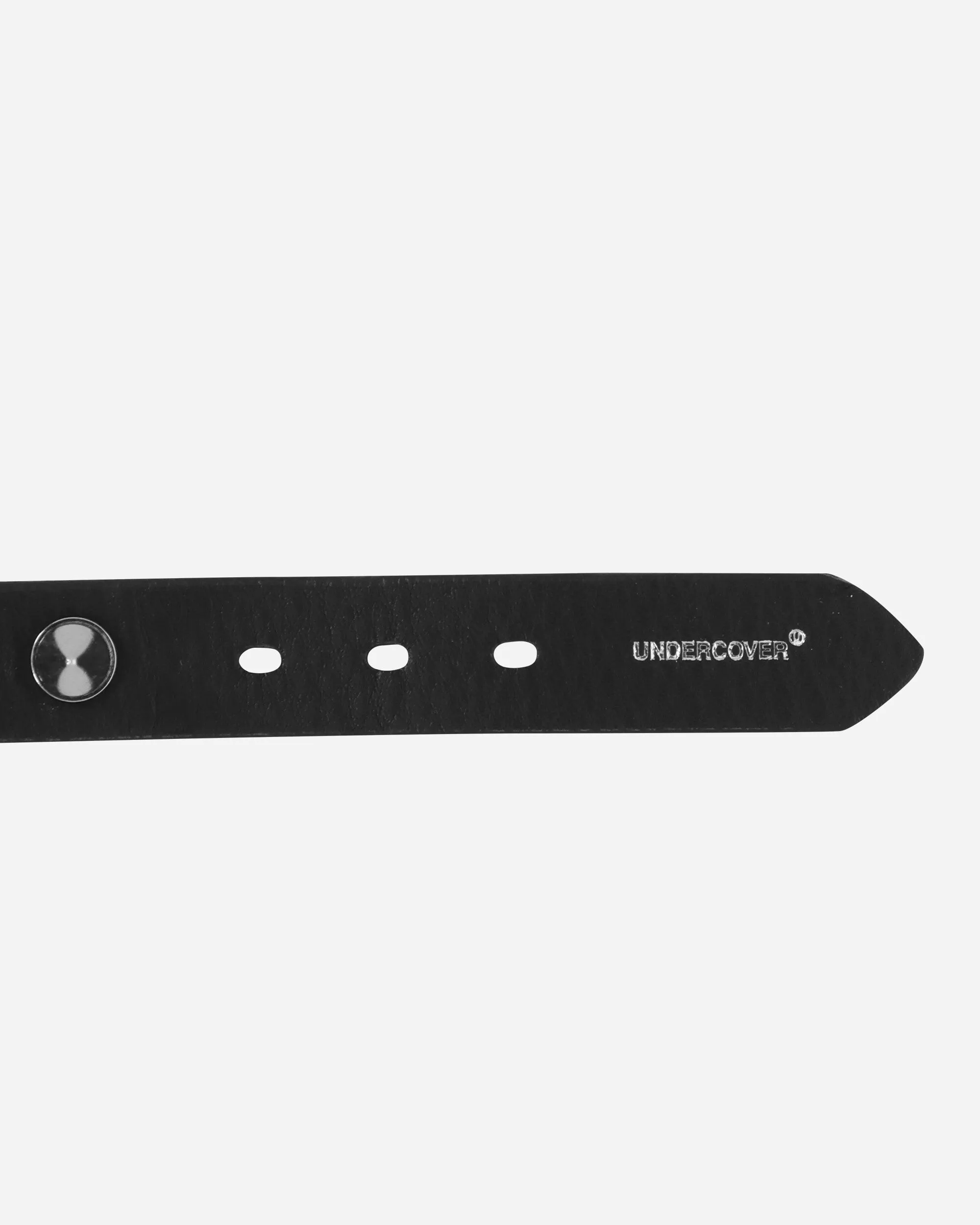 Spike Leather Bracelet Black