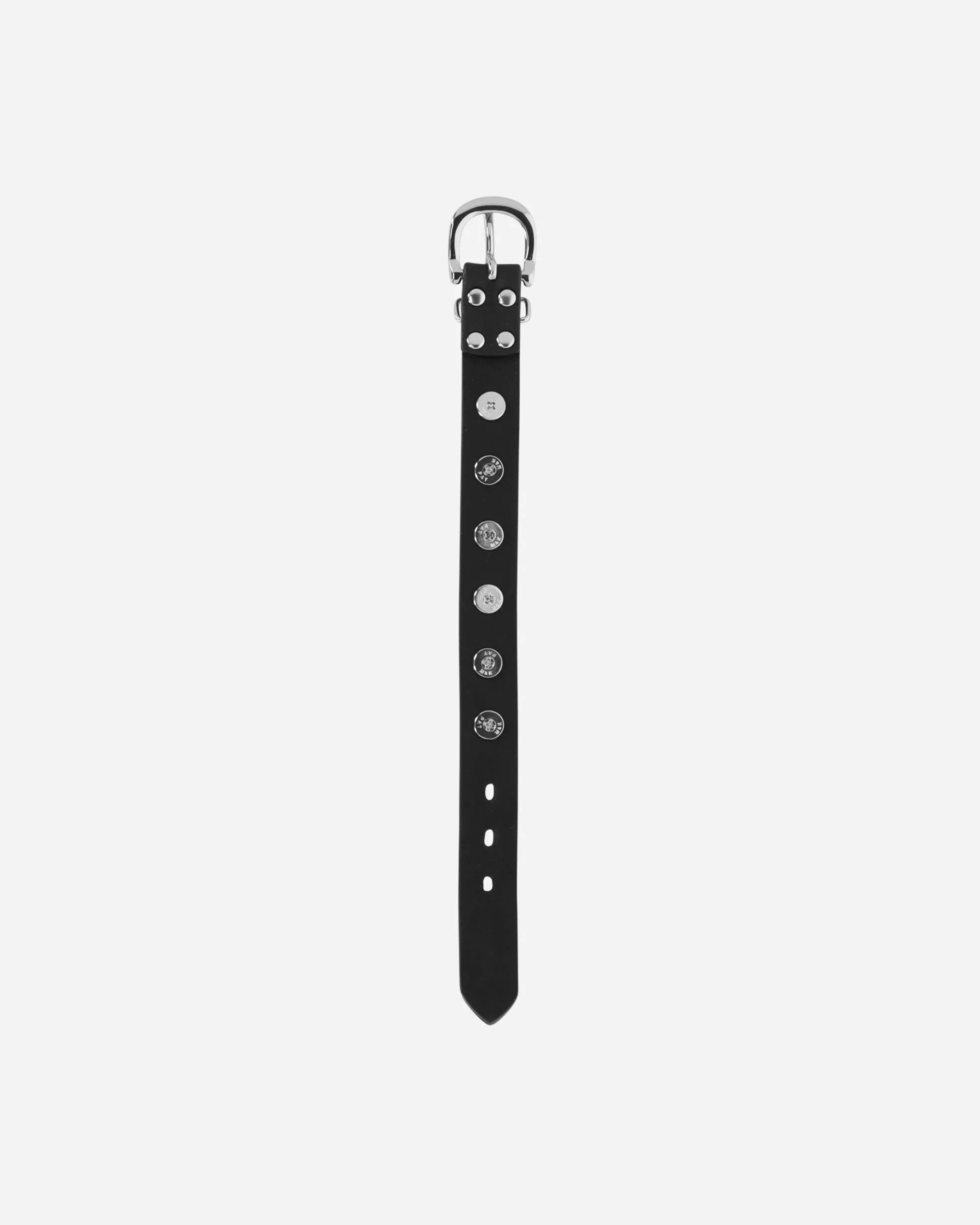 Spike Leather Bracelet Black