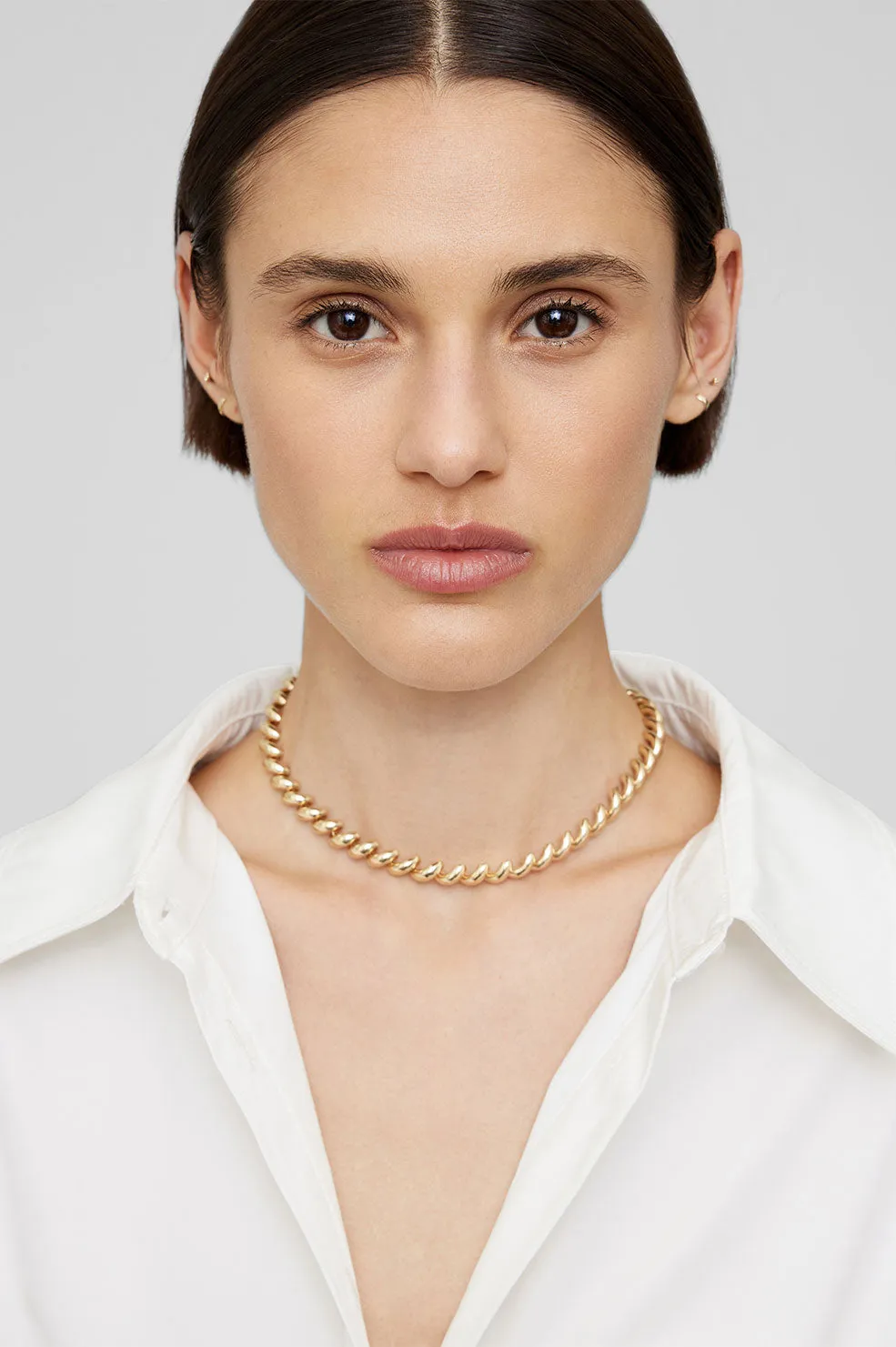 Spiral Necklace - 14k Gold
