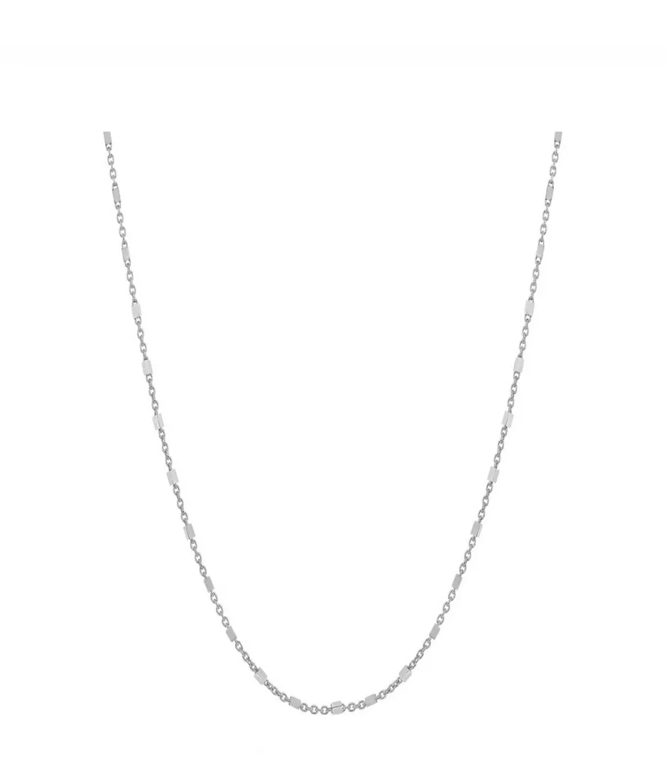 Square Bead Chain Necklace