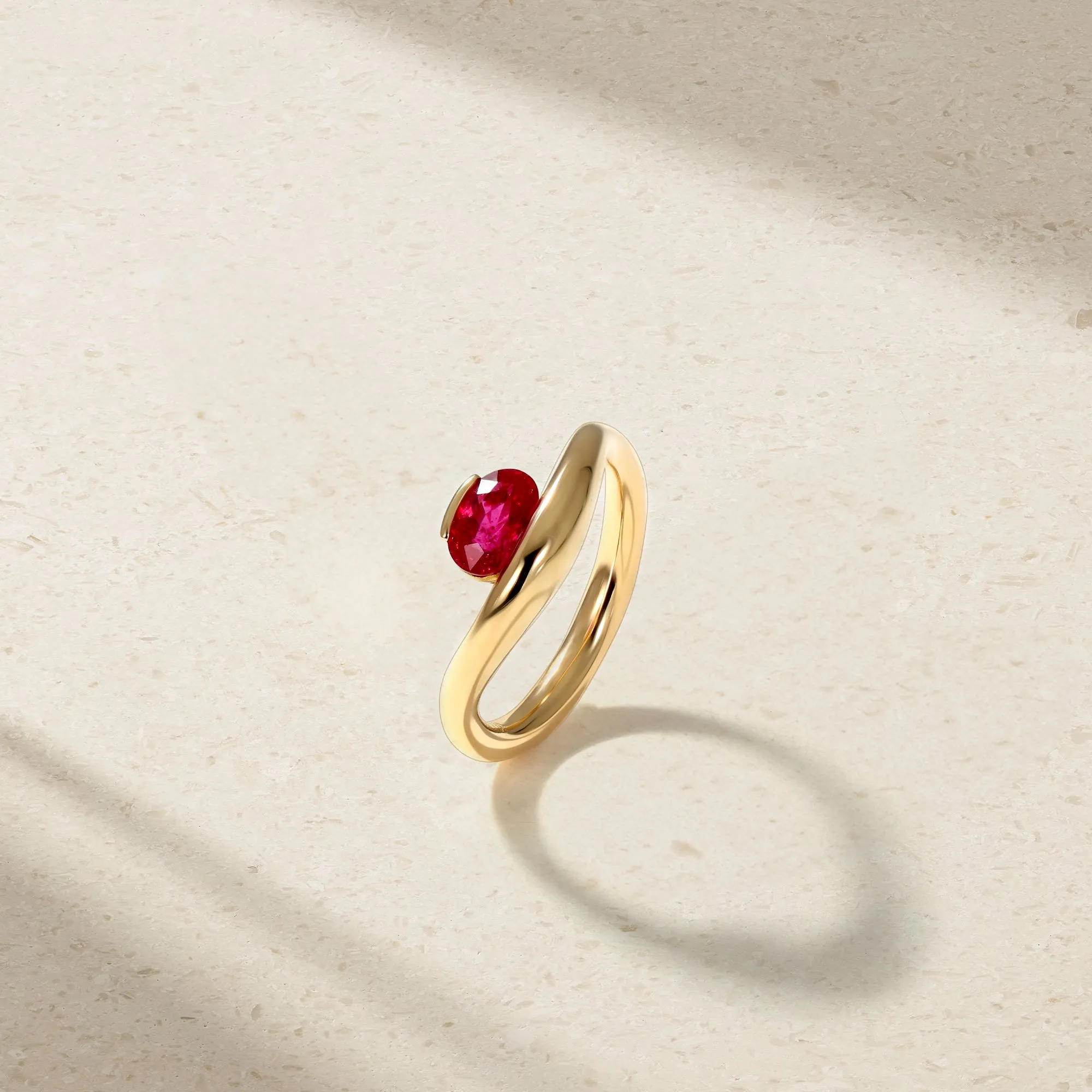 Stark Symphony Ruby Ring