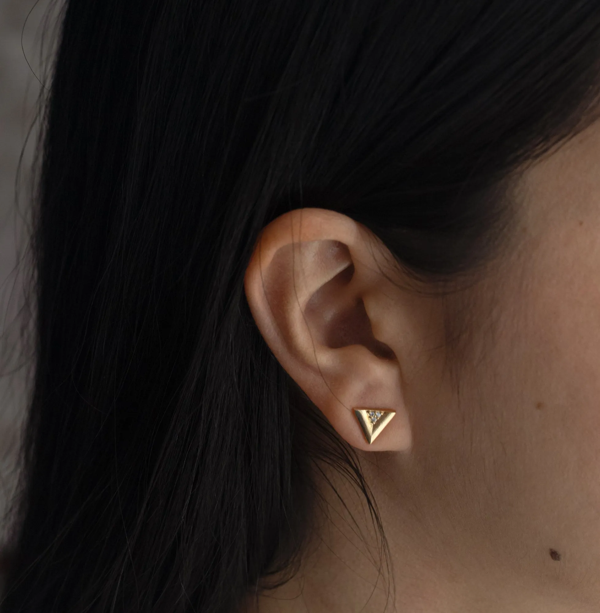 Stella Triangle Studs