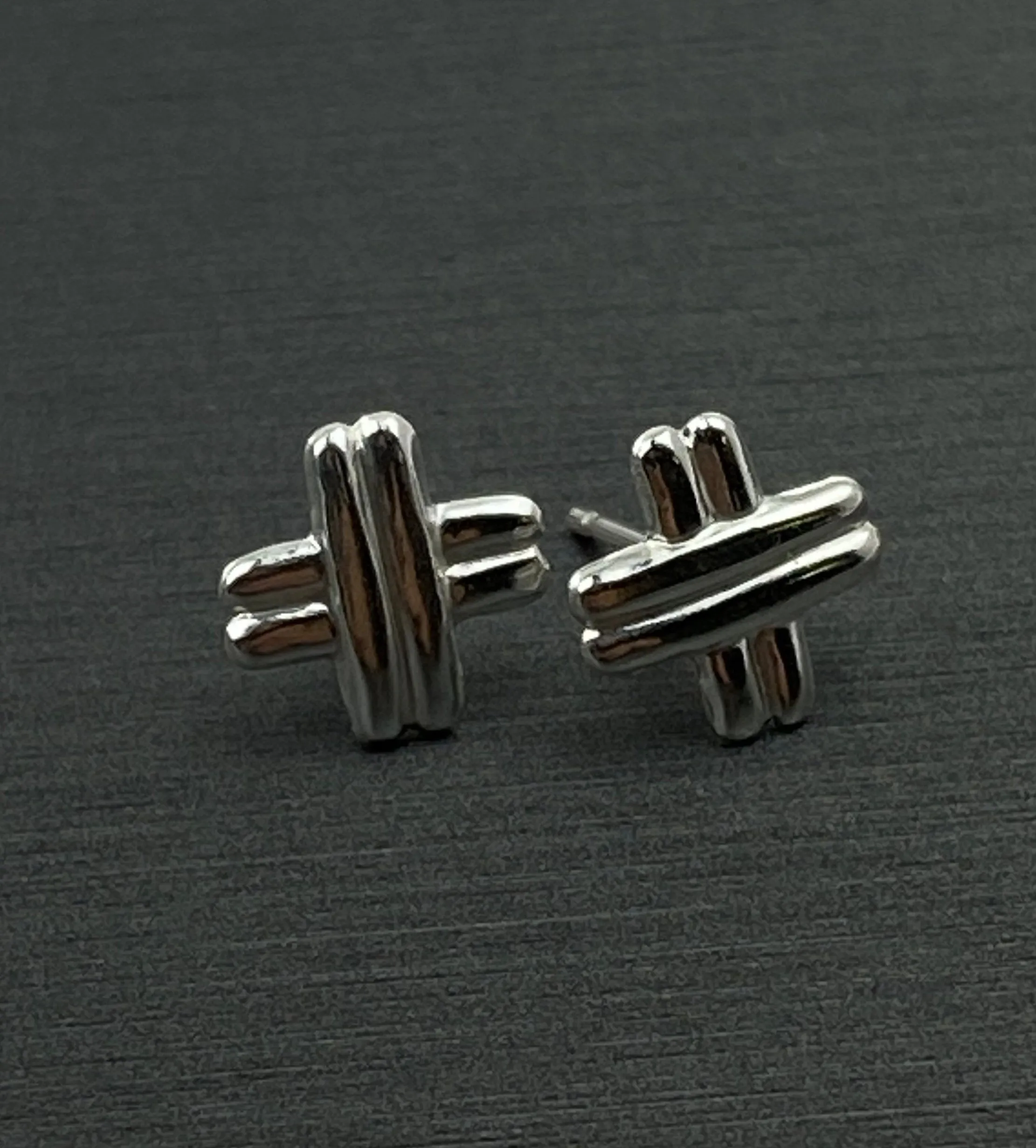 Sterling silver earring studs, SKU# 1815-5
