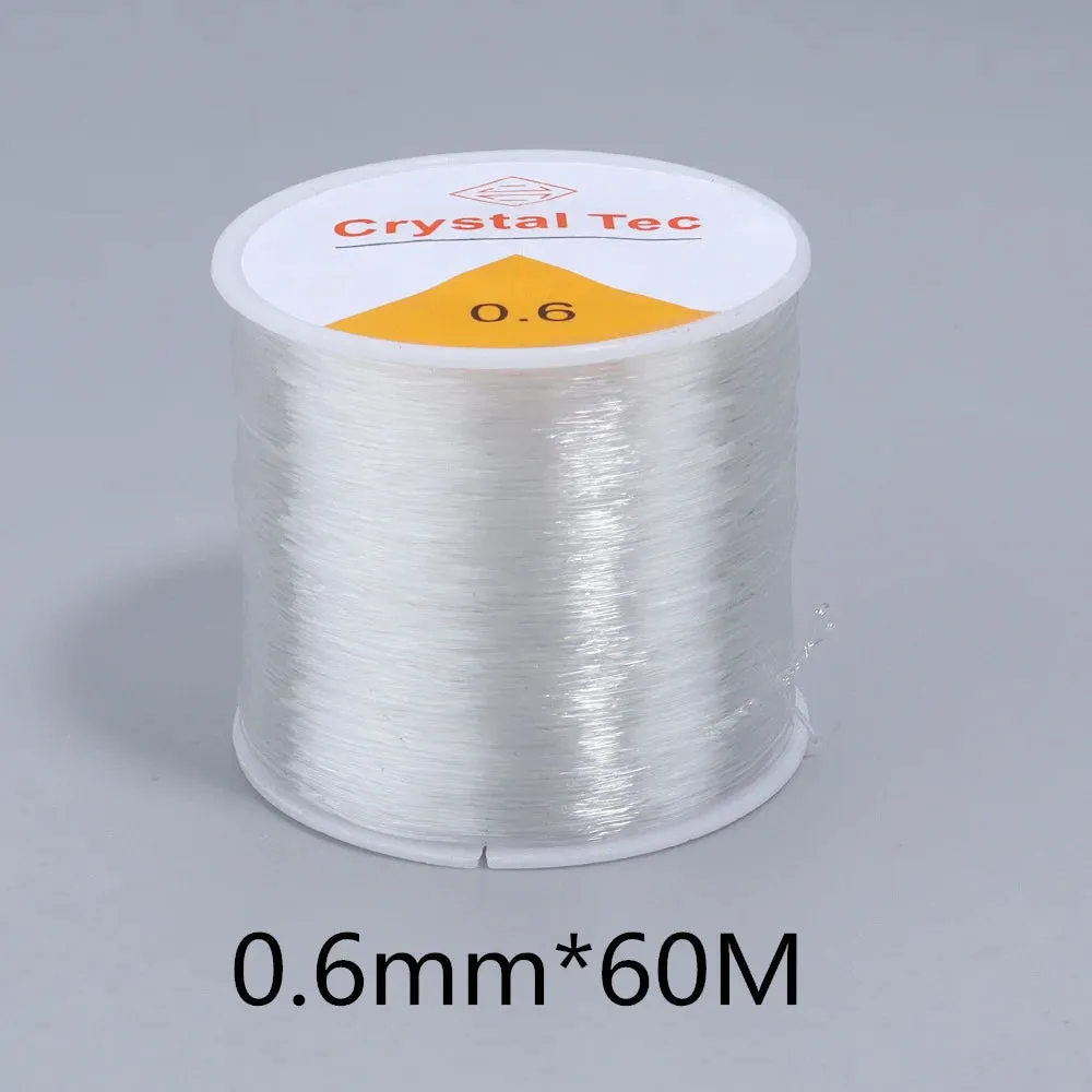 Stretchy Plastic Crystal Cord Line for DIY Jewelry Making Beading Elastic Plastic String Thread