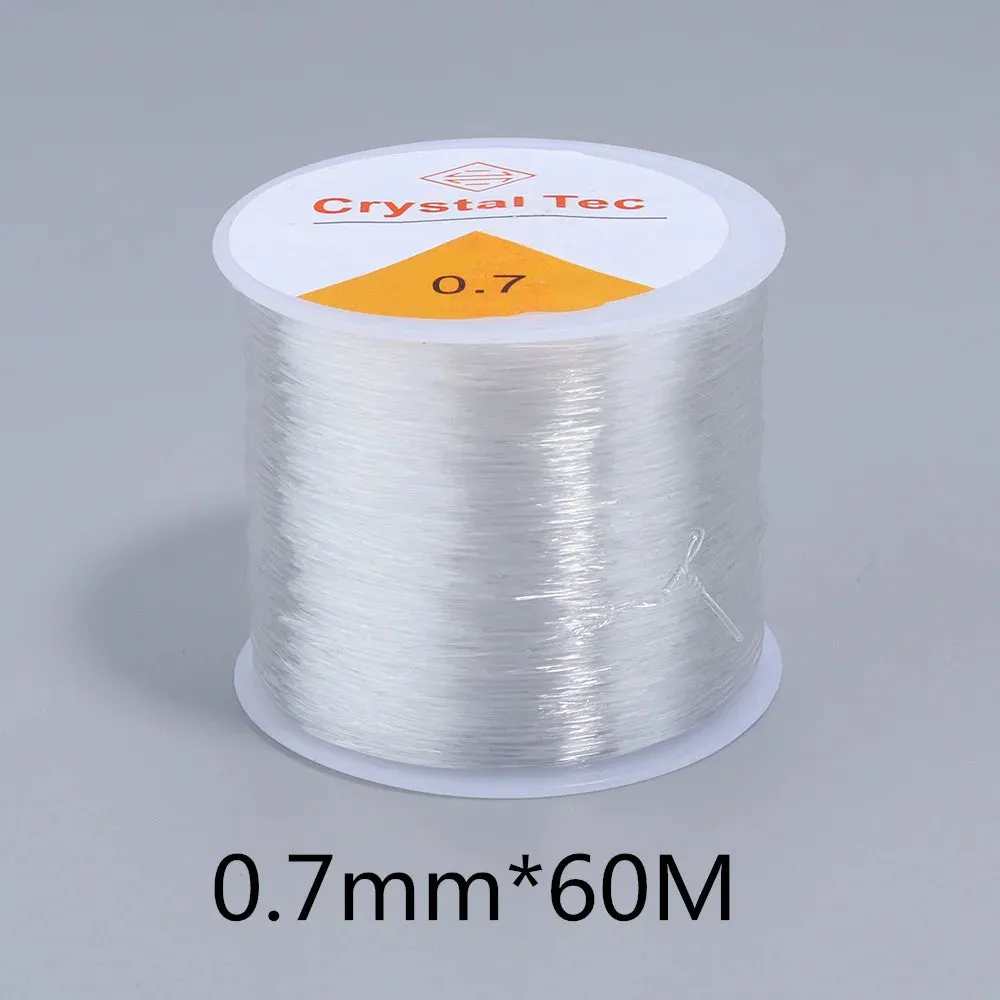 Stretchy Plastic Crystal Cord Line for DIY Jewelry Making Beading Elastic Plastic String Thread