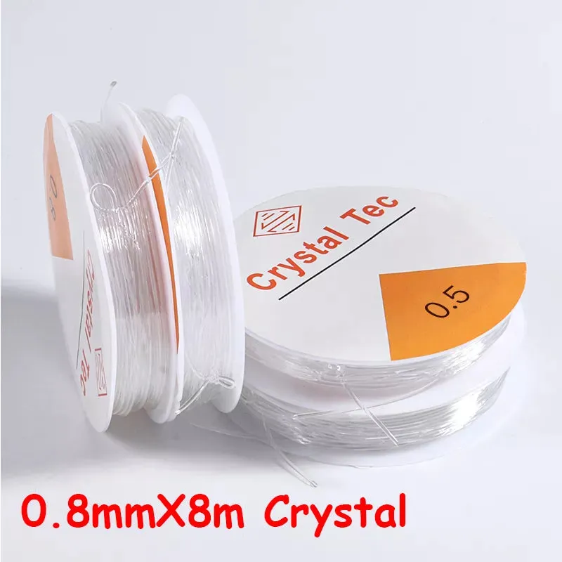 Stretchy Plastic Crystal Cord Line for DIY Jewelry Making Beading Elastic Plastic String Thread