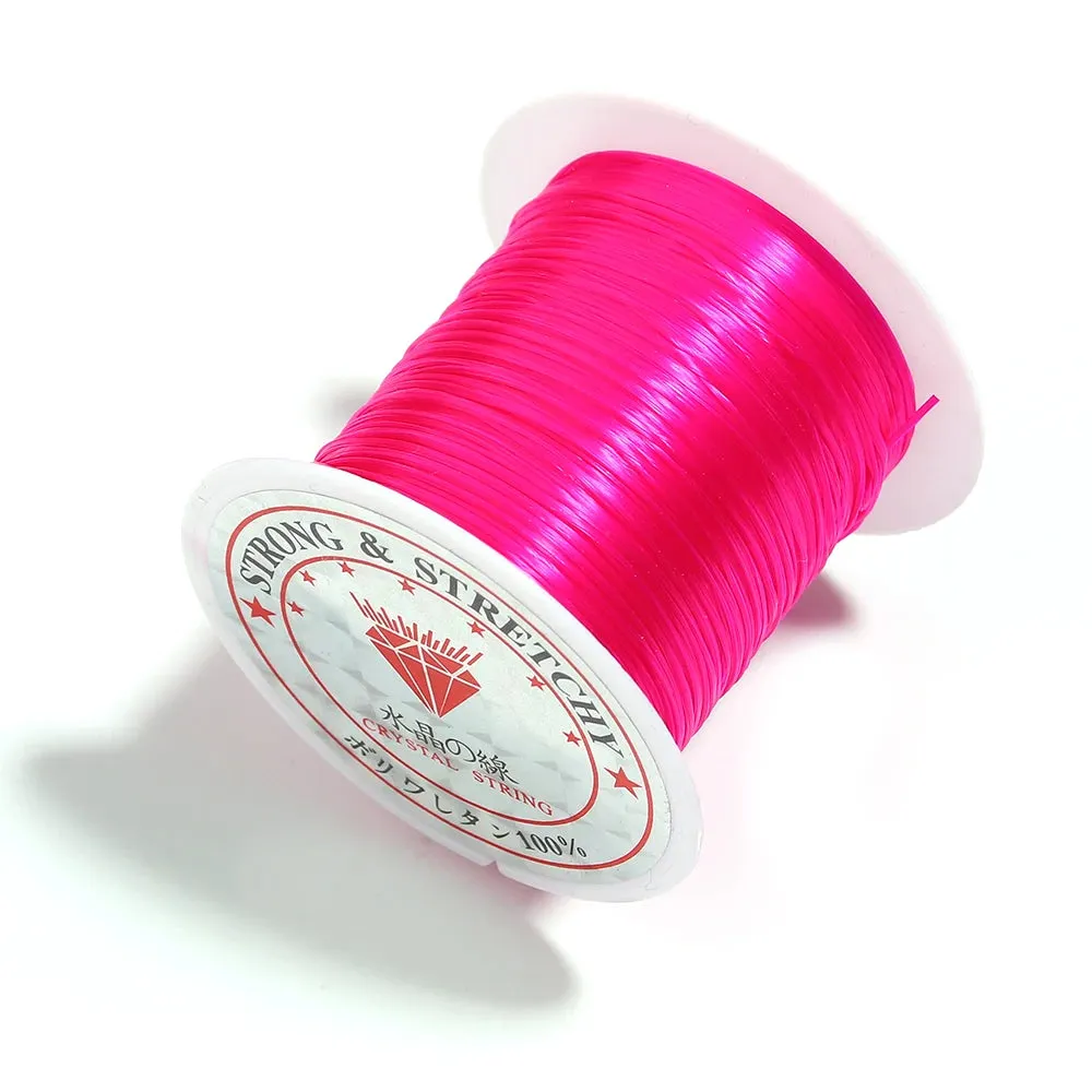 Stretchy Plastic Crystal Cord Line for DIY Jewelry Making Beading Elastic Plastic String Thread