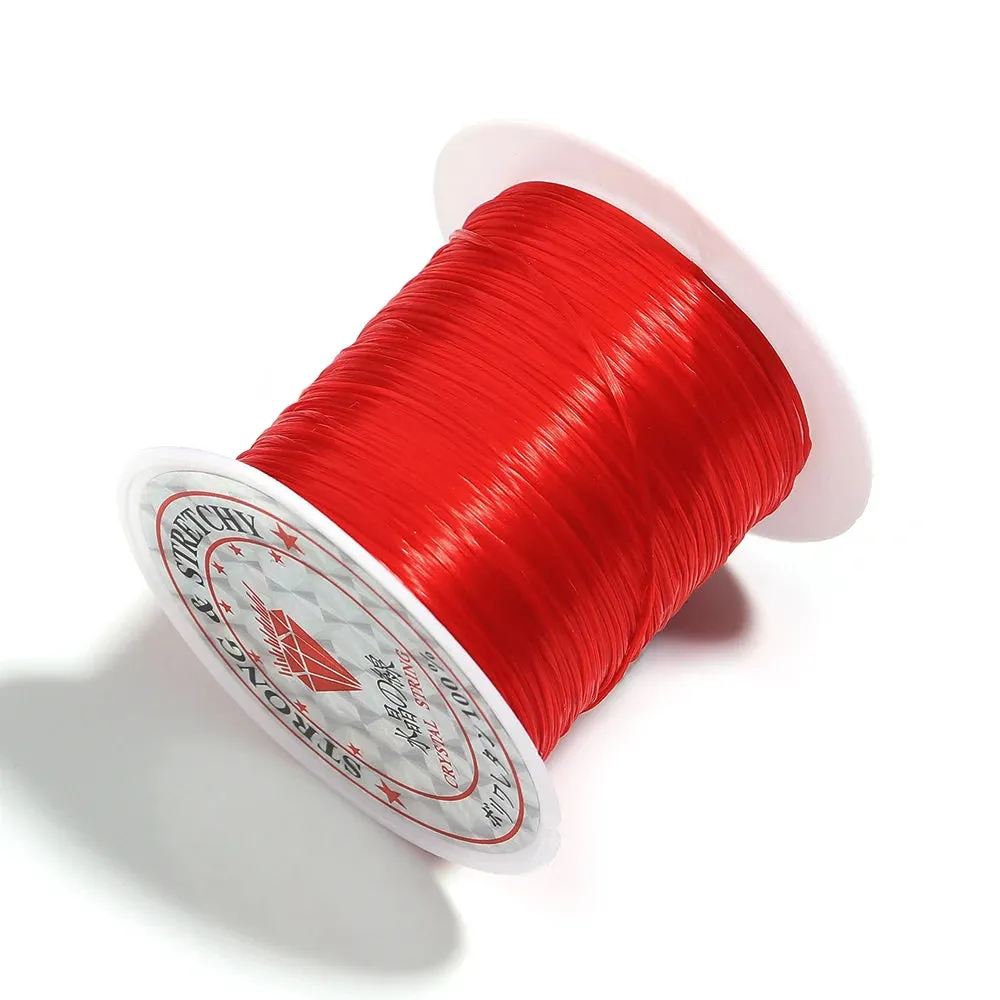 Stretchy Plastic Crystal Cord Line for DIY Jewelry Making Beading Elastic Plastic String Thread