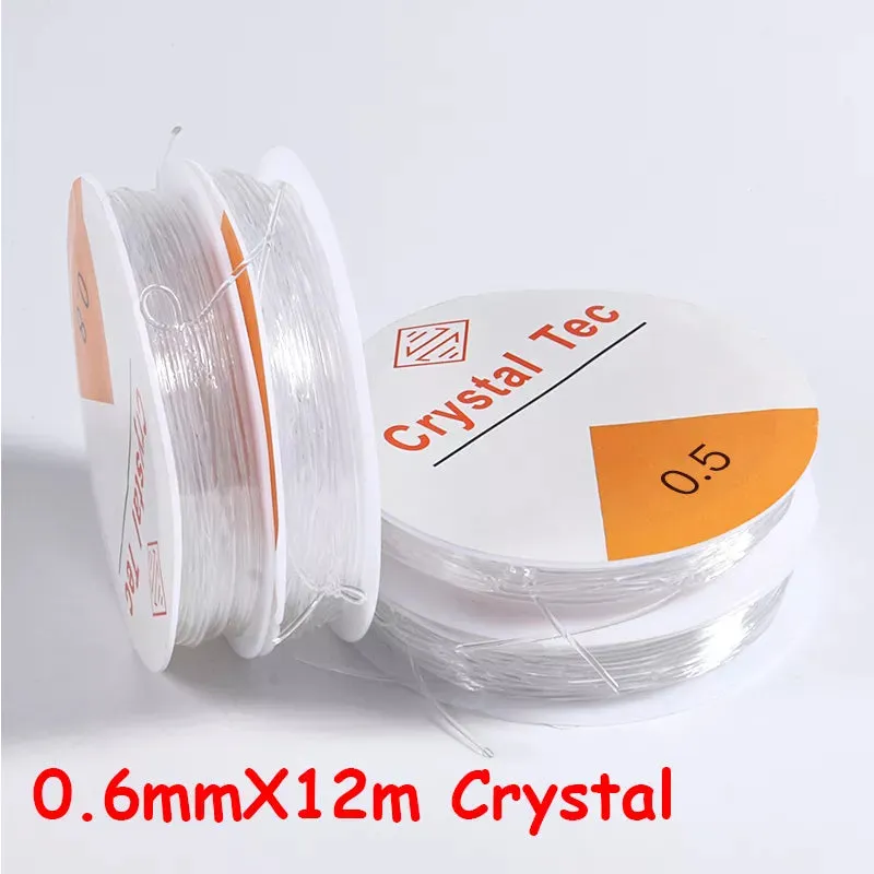 Stretchy Plastic Crystal Cord Line for DIY Jewelry Making Beading Elastic Plastic String Thread
