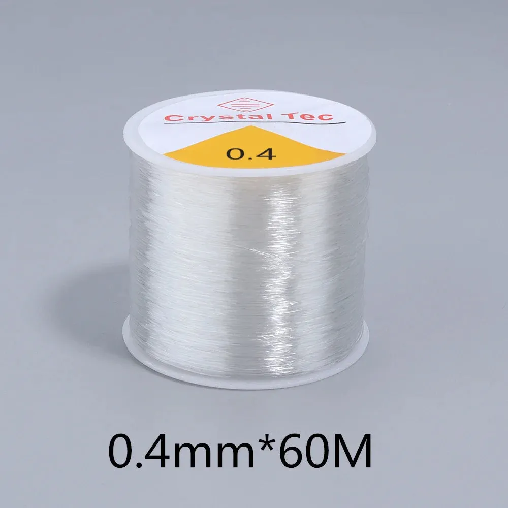 Stretchy Plastic Crystal Cord Line for DIY Jewelry Making Beading Elastic Plastic String Thread